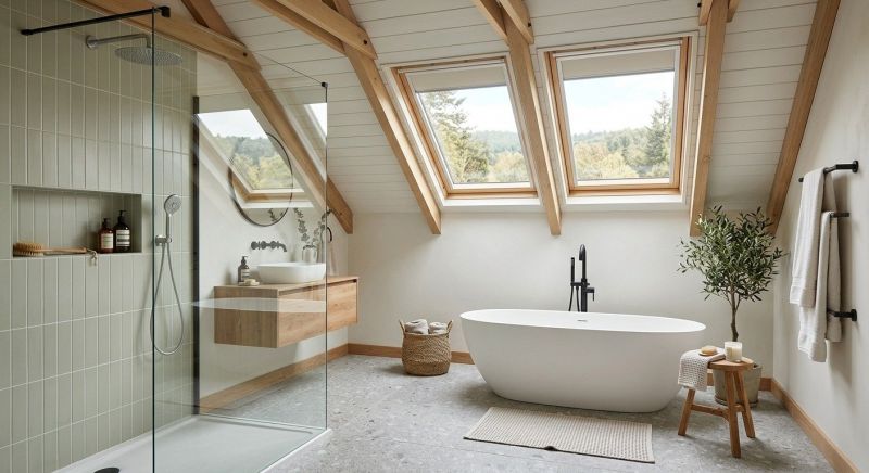 Attic Bathroom Remodeling in North Wales, PA
