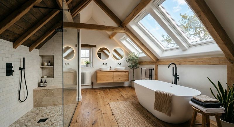 Attic Bathroom Remodeling in North Wales, PA
