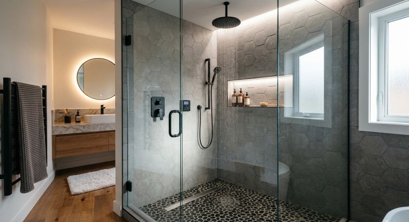 Granite Shower Installation in North Wales, PA